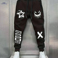 Men's Solid Color Casual Pants - All-Season, Machine Washable Dress Trousers   OAXG Black / S