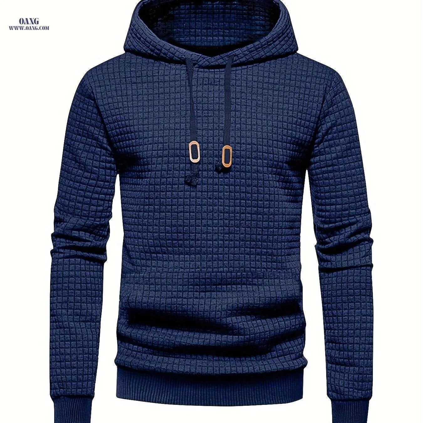 Men's Sports Sweatshirt - Regular Fit, Hooded, Stretchy Polyester   OAXG Grey / FR S