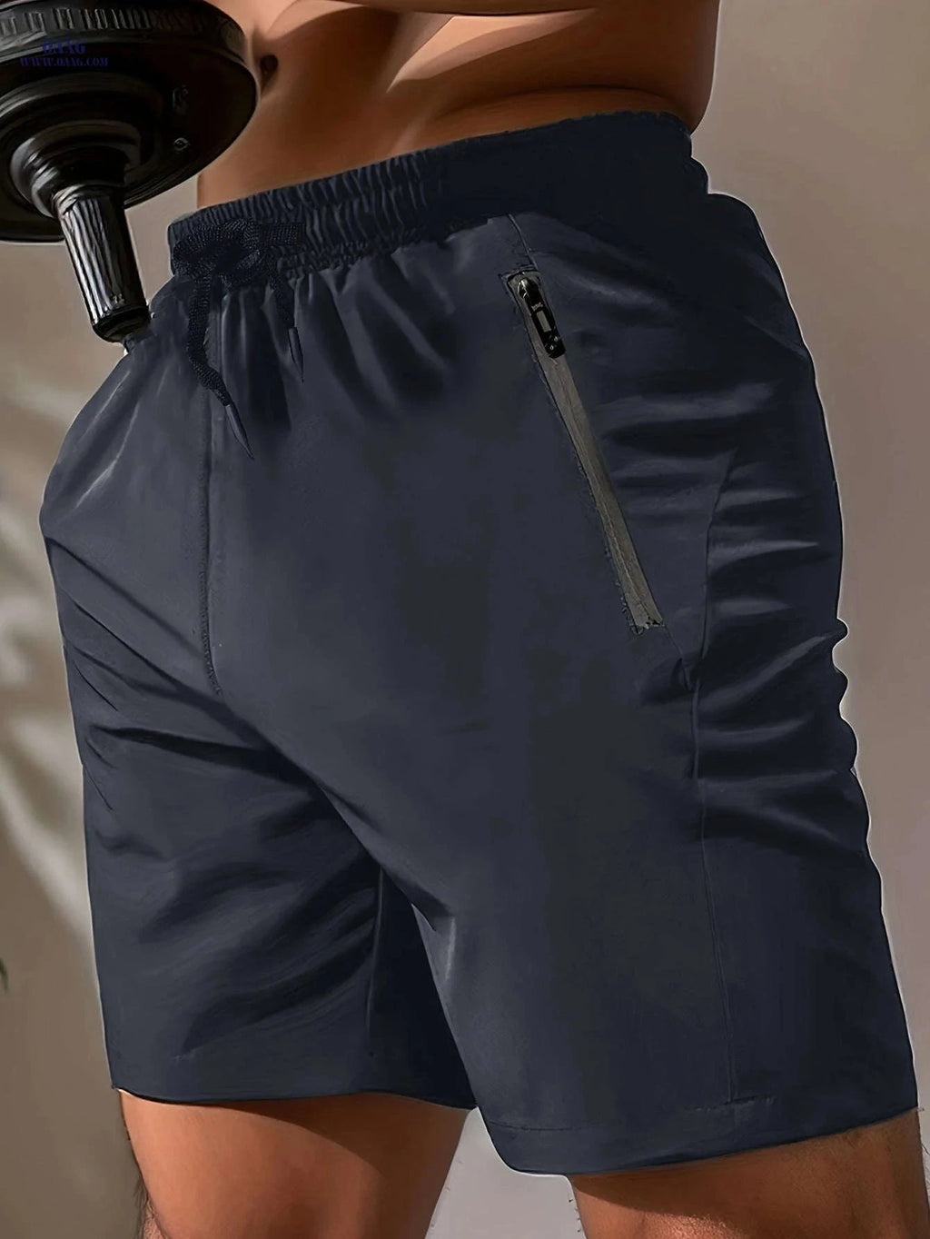 Men's Sporty Track Shorts - Quick-Drying Athletic Summer Wear   OAXG Dark Gray / FR XS