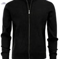 Men's Stand-Up Collar Zip-Up Cardigan - Casual Knit Sweater for Fall   OAXG 