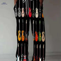 Men's Straight-Leg Sports Pants - Casual All Over Print Design   OAXG Mixed Color / M