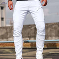 Men's Stretch Skinny Jeans - Slim-Fit Soft Denim for All Seasons   OAXG 