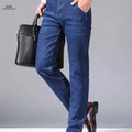 Men's Stretch Slim-Fit Jeans - All-Season Comfort & Machine Washable   OAXG LY-0053Blue / FR XS