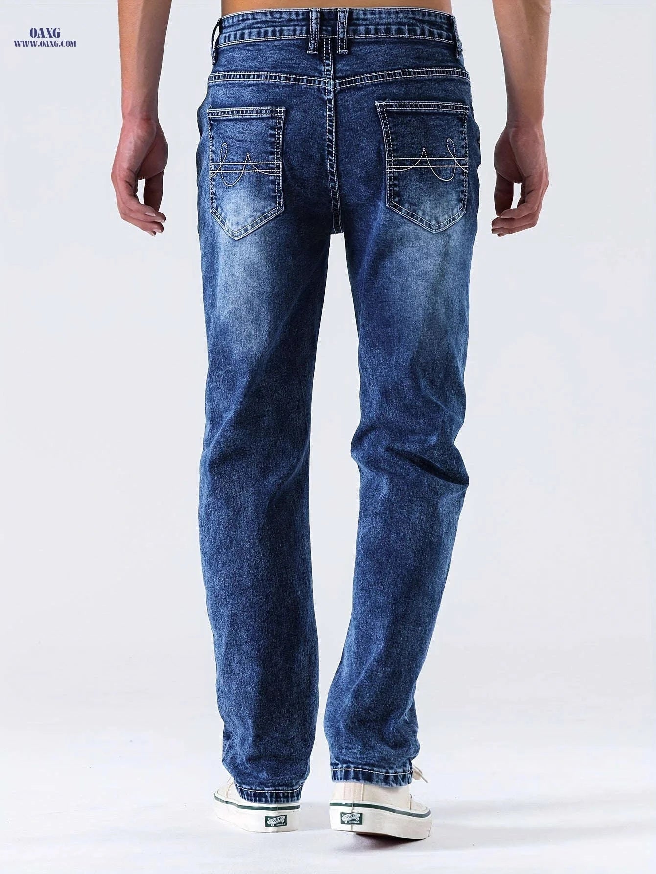 Men's Stretch Slim Fit Jeans - Comfortable Denim for All Seasons   OAXG 