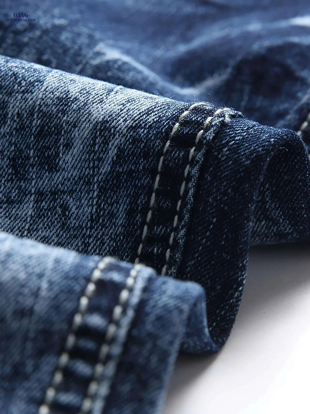 Men's Stretch Slim Fit Ripped Jeans - Tapered Leg Comfort Flex   OAXG Washed Blue / 28