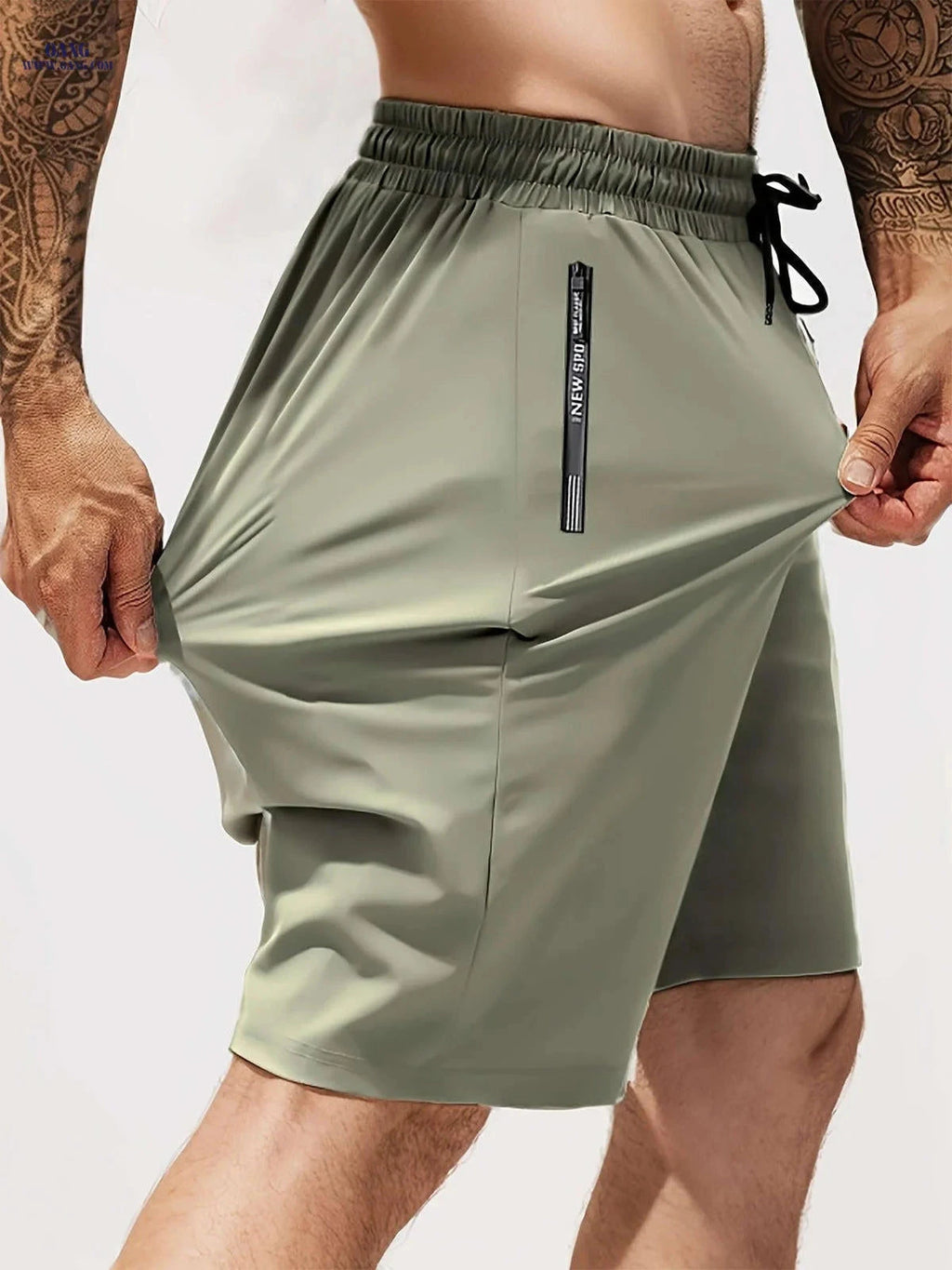Men's Stretchy Breathable Shorts - Gym, Jogging & Casual Wear   OAXG Black / FR S