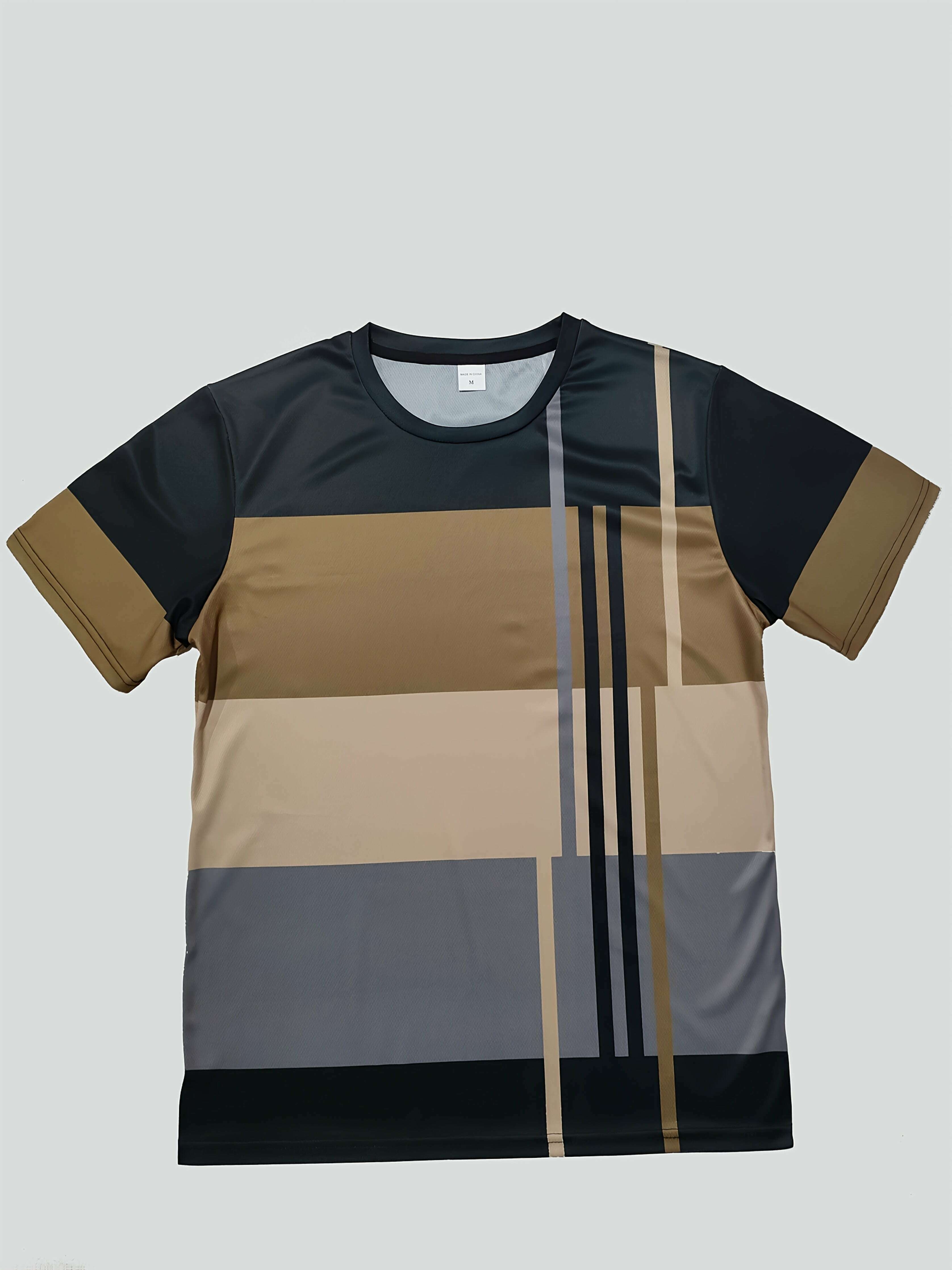 men-s-striped-t-shirt-casual-crew-neck-machine-washable-polyester-oaxg-p5g