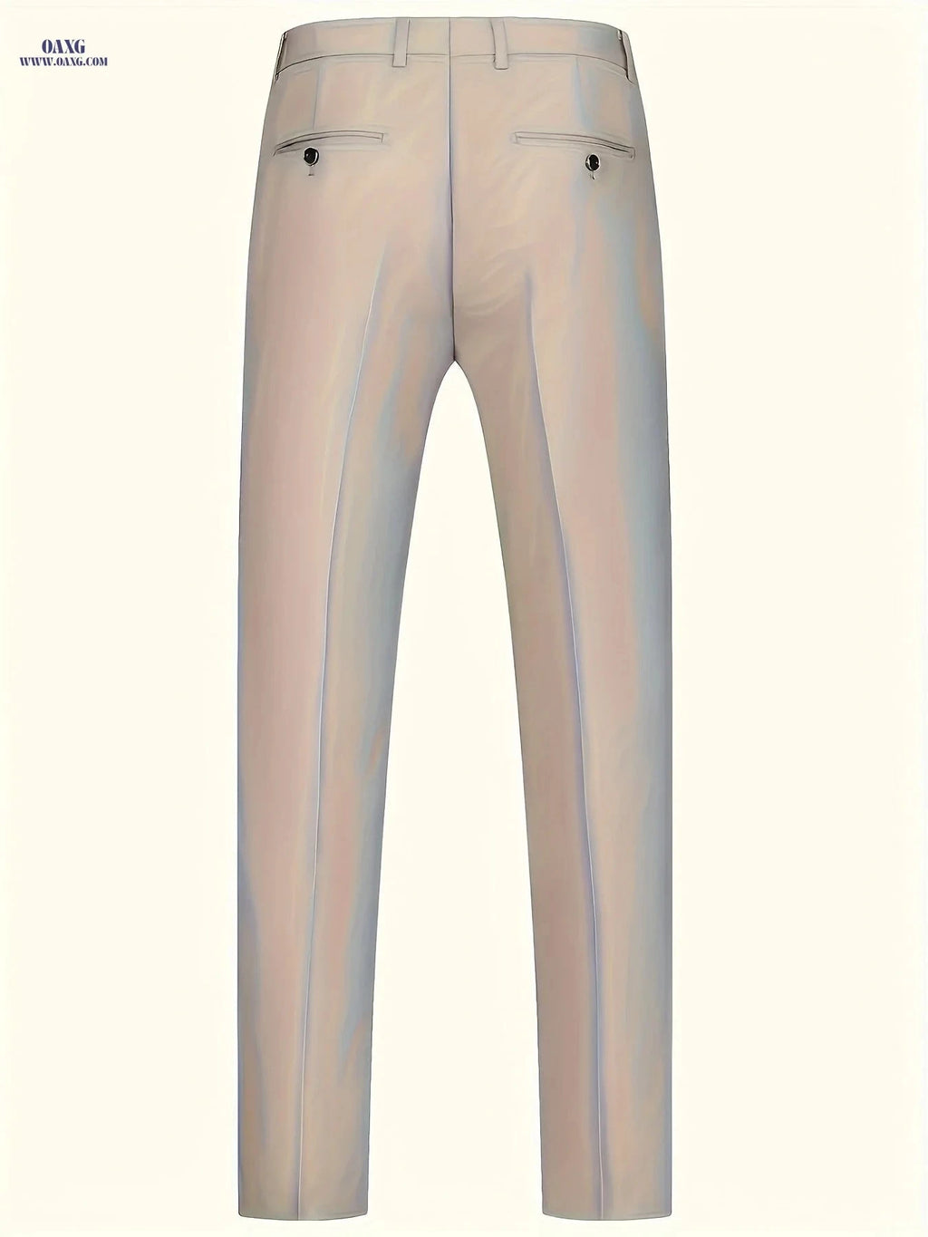 Men's Stylish 2-Piece Suit Set - Blazer and Trousers for Events   OAXG Beige / FR XS