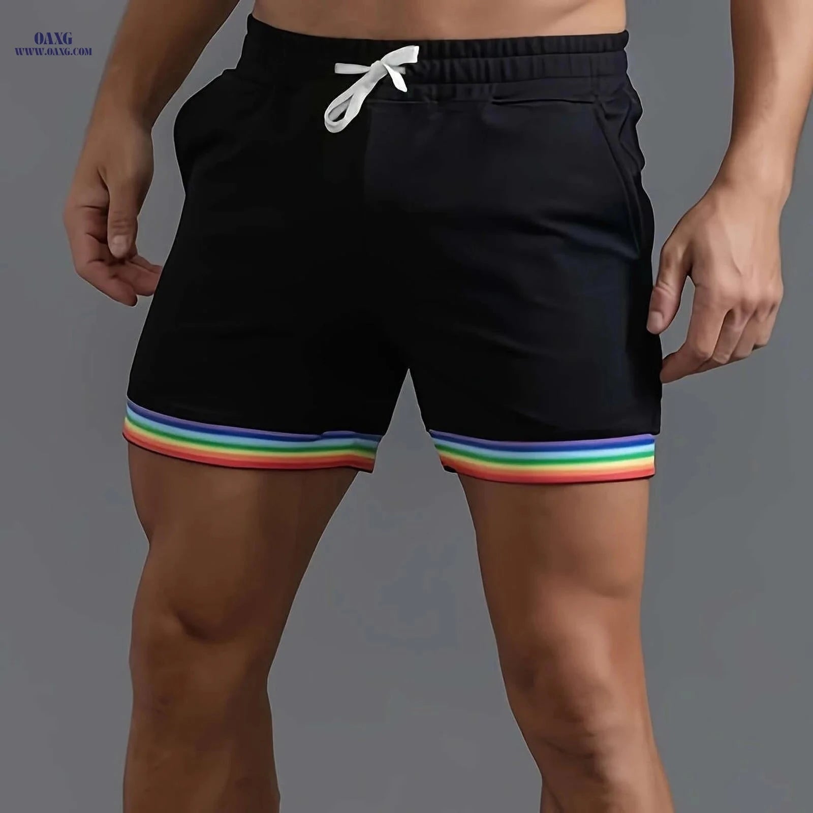 Men's Stylish Athletic Shorts - Comfortable for Summer Workouts   OAXG 