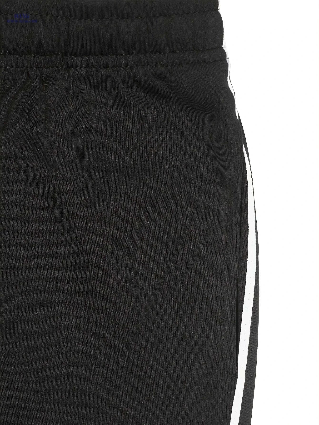 Men's Stylish Casual Print Sports Pants - Comfortable and Versatile   OAXG Black / FR S