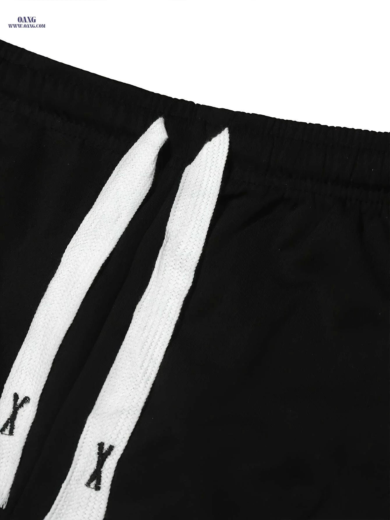 Men's Stylish Casual Print Sports Pants - Comfortable and Versatile   OAXG Black / FR S