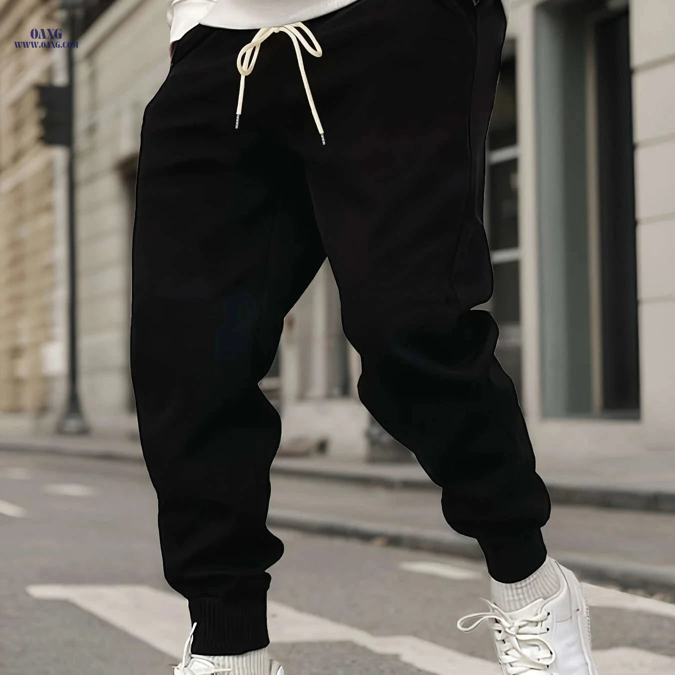 Men's Stylish Drawstring Sweatpants - Casual Comfort for Everyday Wear   OAXG 
