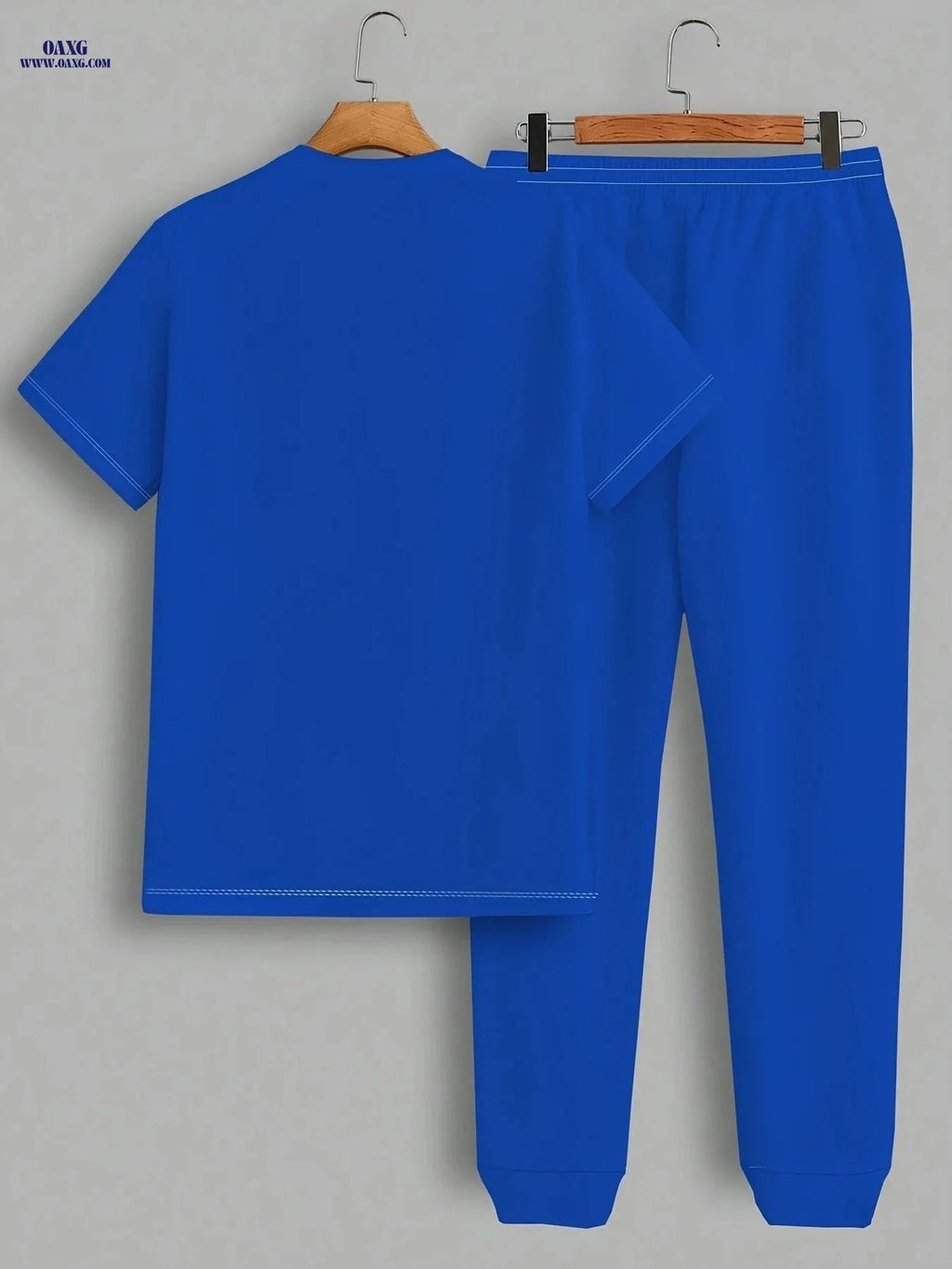 Men's Stylish Paris Athletic Suit - Short Sleeve & Joggers   OAXG 