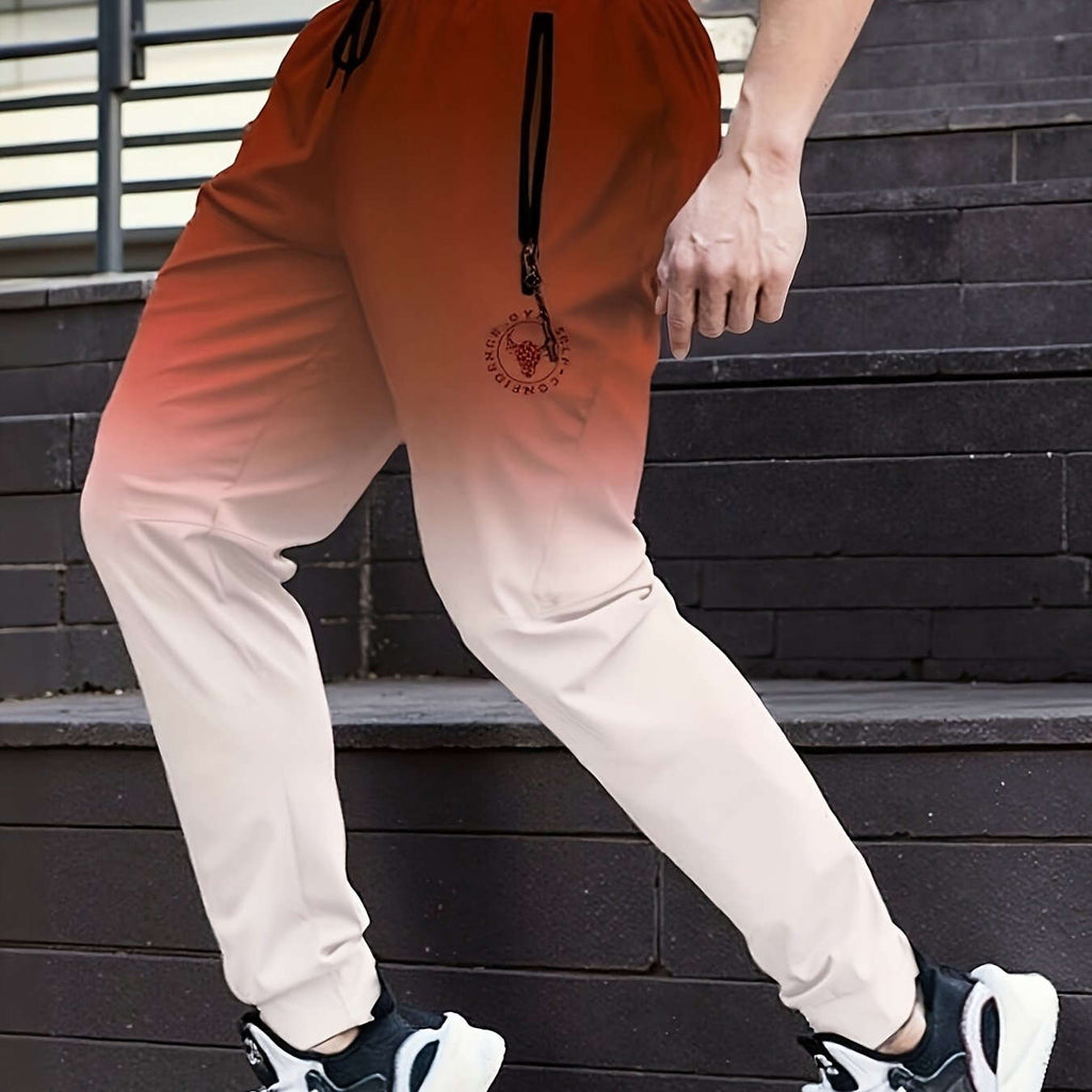 Men's Stylish Sports Running Pants - Casual Fit for Spring/Fall   OAXG Mineral Green / FR S
