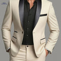 Men's Suit Set - 2pc Blazer and Trousers for Business Events   OAXG 