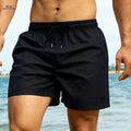 Men's Summer Beach Shorts - Fast Drying, Casual Solid Color Design   OAXG 