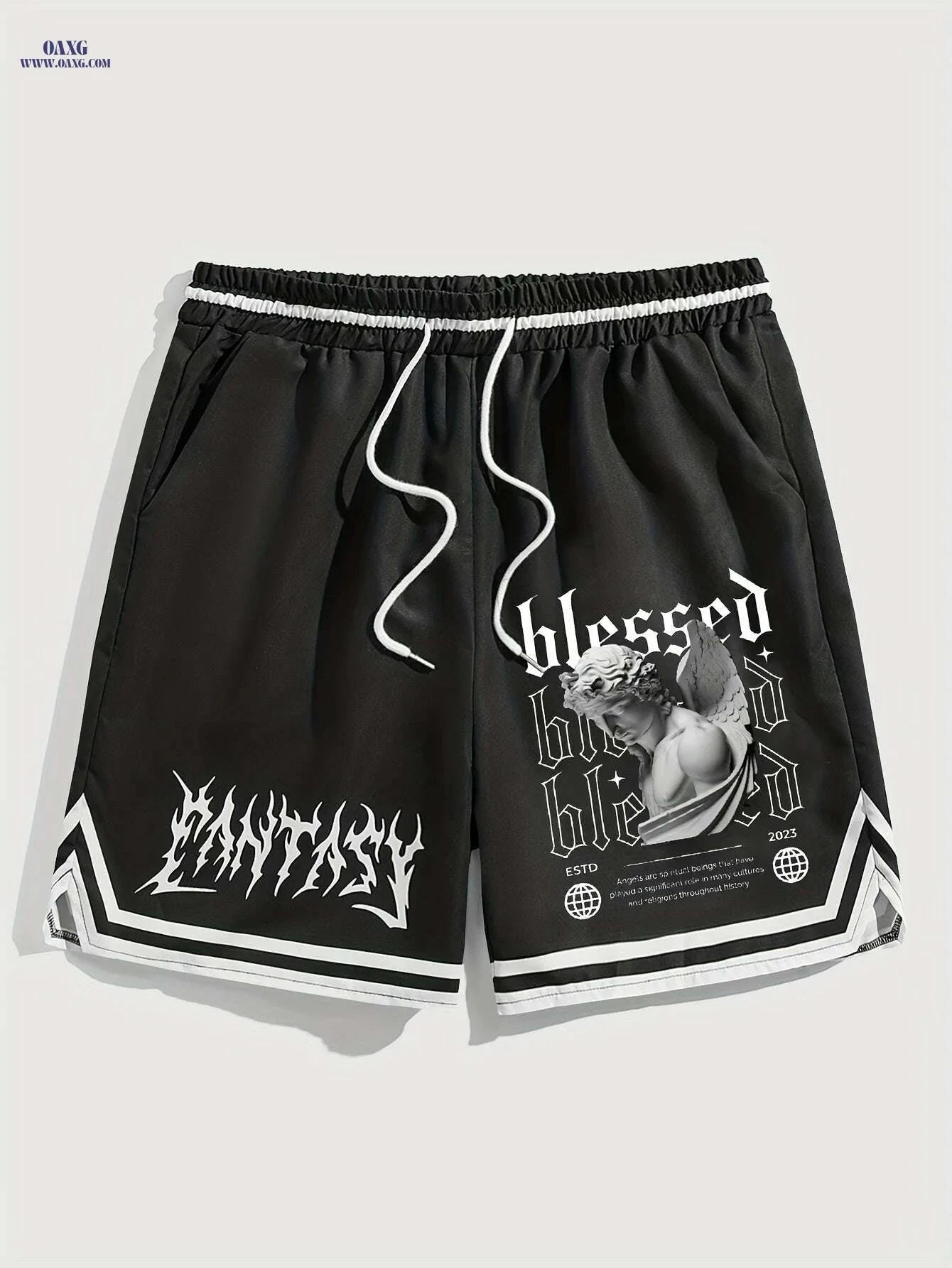 Men's Summer Casual Shorts - Breathable Drawstring Sports Wear   OAXG 