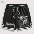 Men's Summer Casual Shorts - Breathable Drawstring Sports Wear   OAXG Black / S