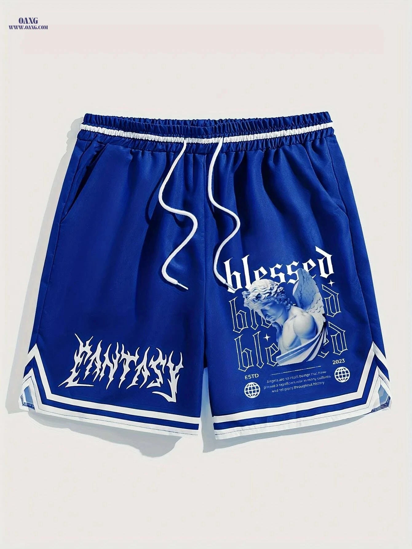 Men's Summer Casual Shorts - Breathable Drawstring Sports Wear   OAXG Black / S