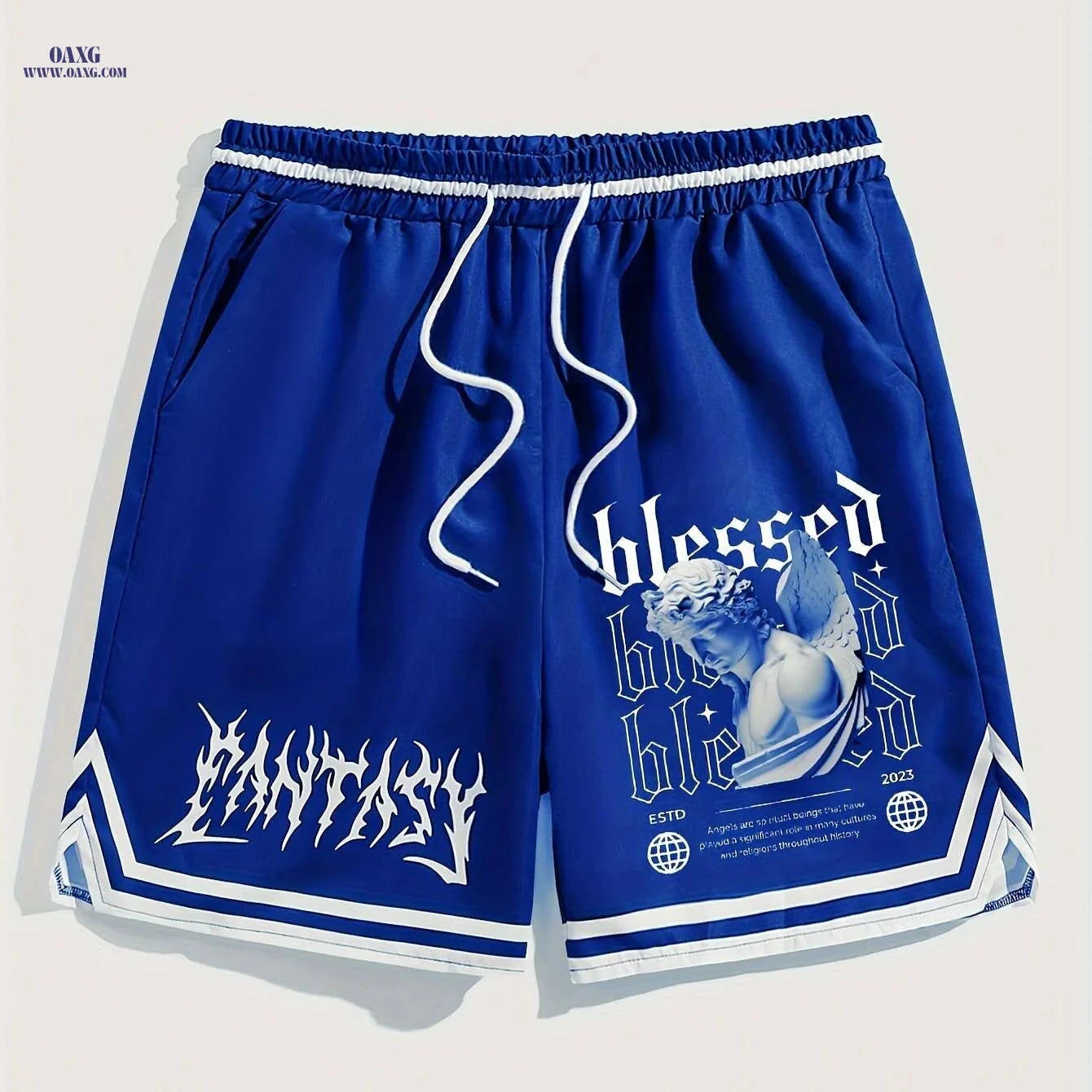 Men's Summer Casual Shorts - Breathable Drawstring Sports Wear   OAXG 