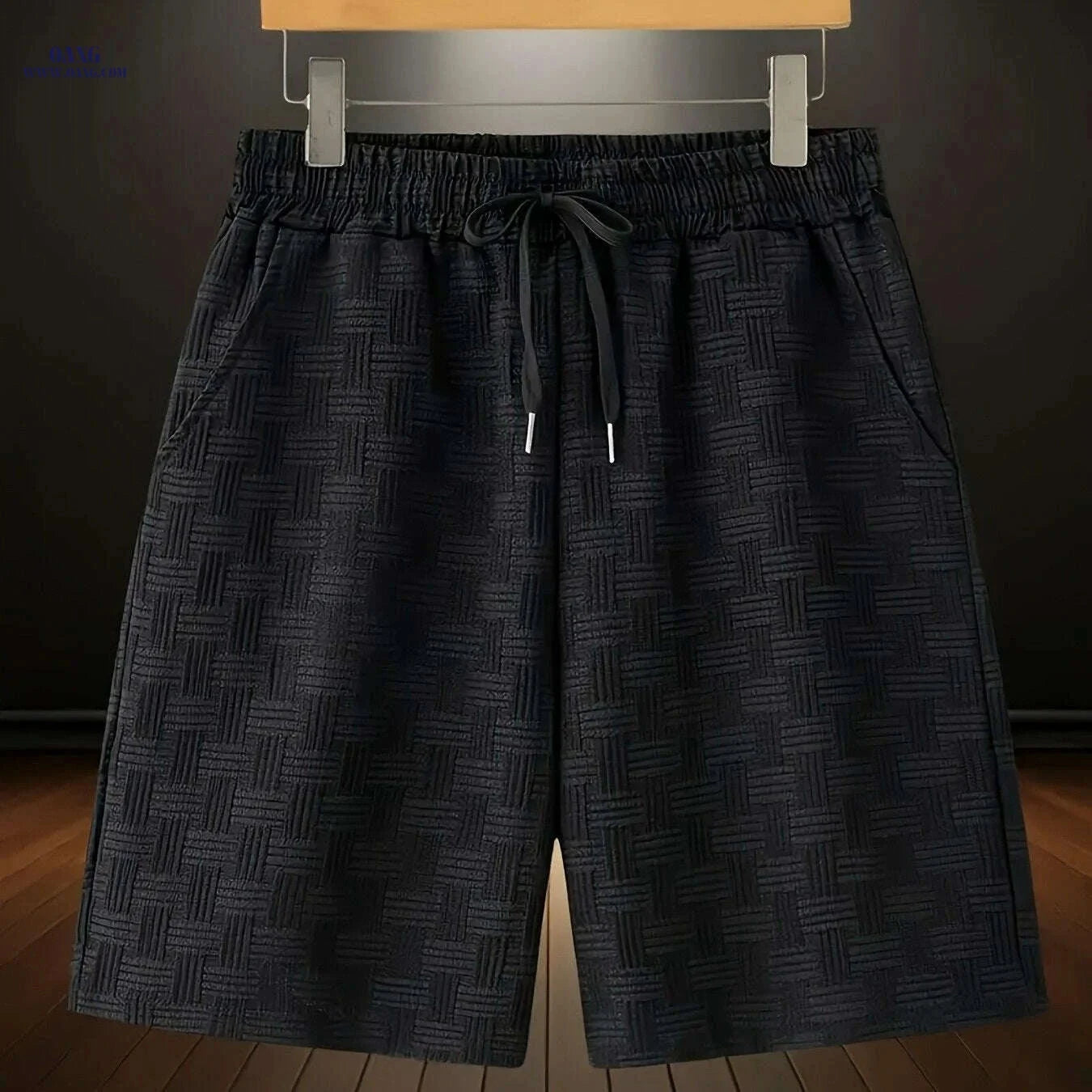 Men's Summer Casual Shorts - Breathable Lightweight & Adjustable Waist   OAXG White / S