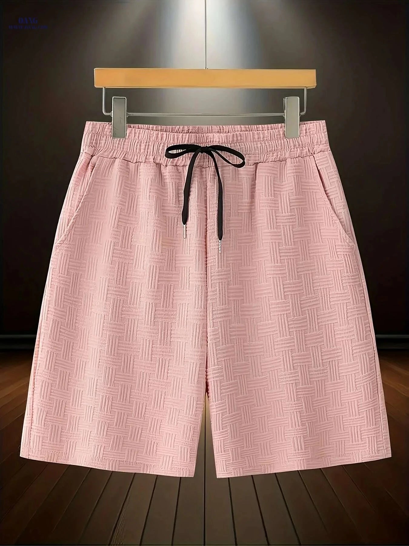 Men's Summer Casual Shorts - Breathable Lightweight & Adjustable Waist   OAXG White / S