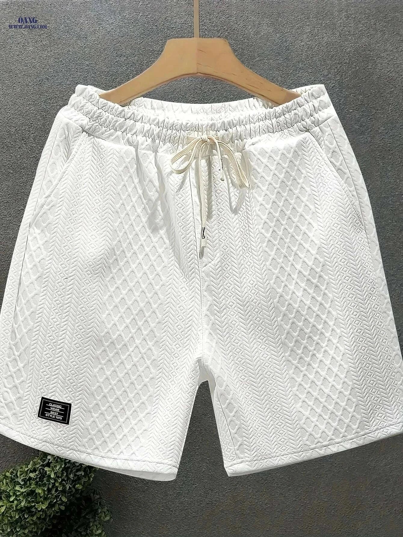 Men's Summer Casual Shorts - Elastic, Breathable with Pockets   OAXG Khaki / S