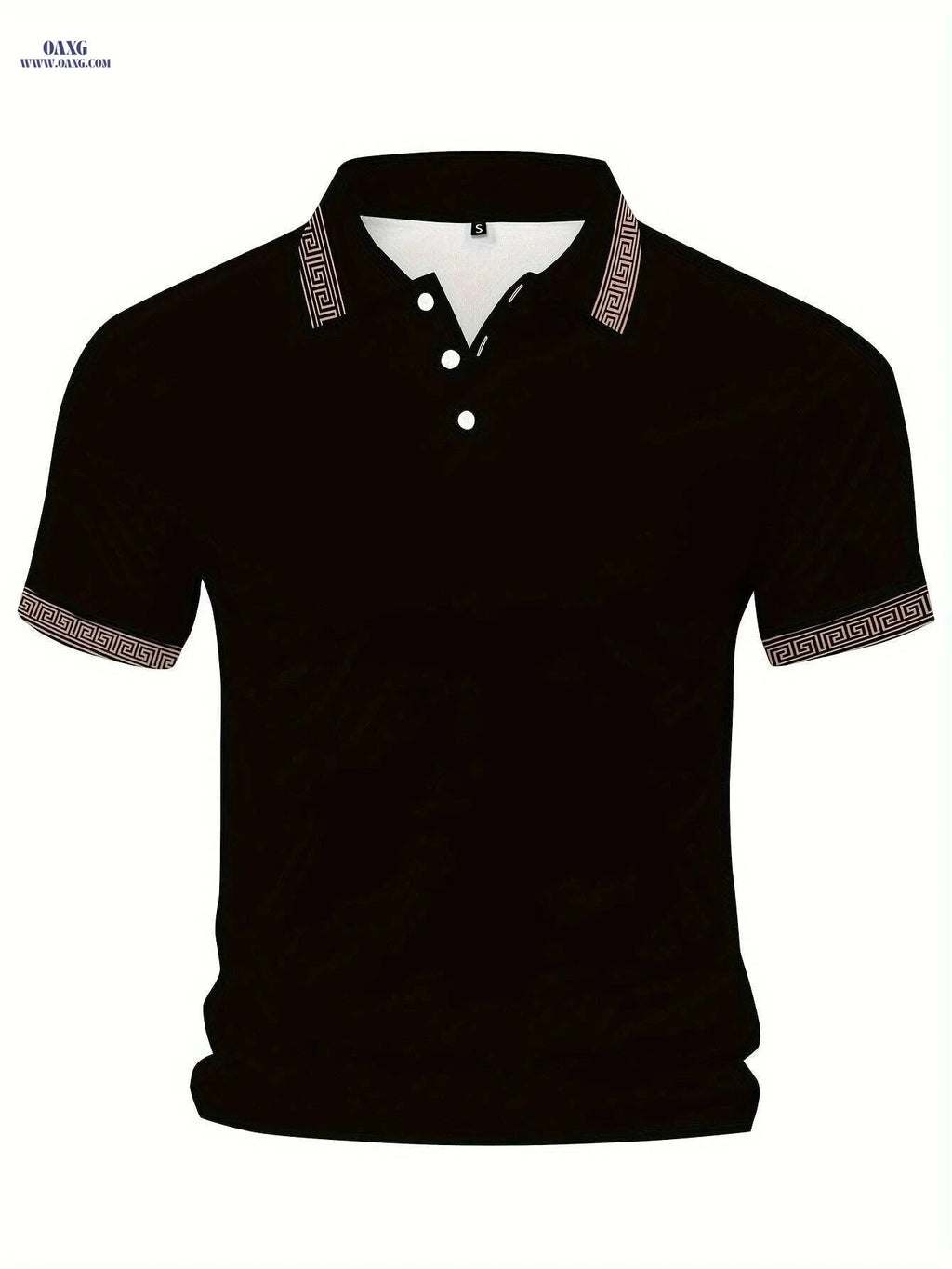 Men's Summer Casual Solid Color Shirt - Short Sleeve, Stylish Design   OAXG 