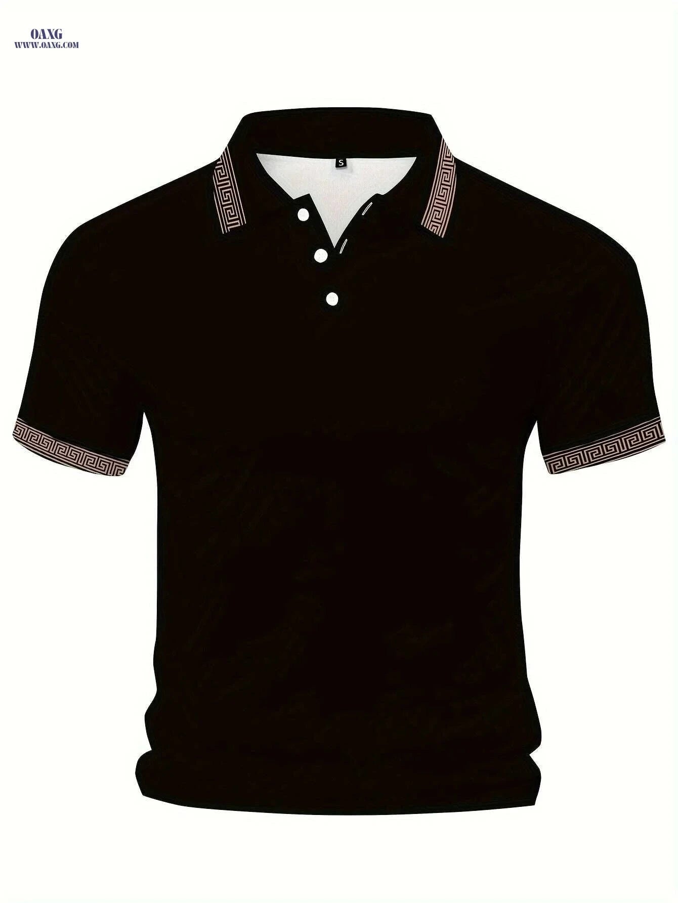 Men's Summer Casual Solid Color Shirt - Short Sleeve, Stylish Design   OAXG 