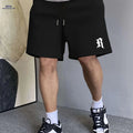 Men’s Summer Casual Sports Shorts - Knitted Five-Point Pants   OAXG Black / FR S
