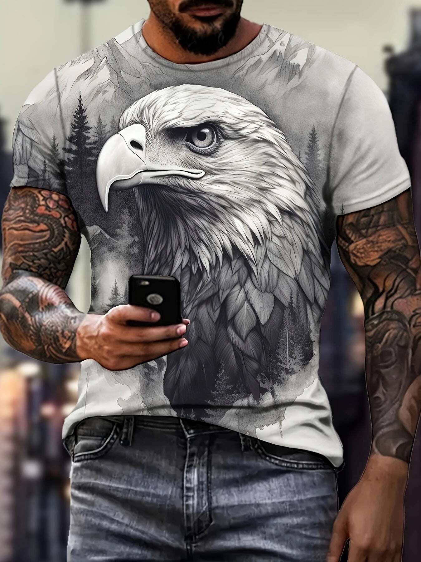 men-s-summer-eagle-sketch-t-shirt-chic-crew-neck-style-oaxg-gNC