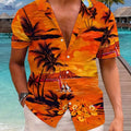 Men's Summer Floral 3D Print Shirt - Trendy & Comfortable Casual Wear   OAXG 