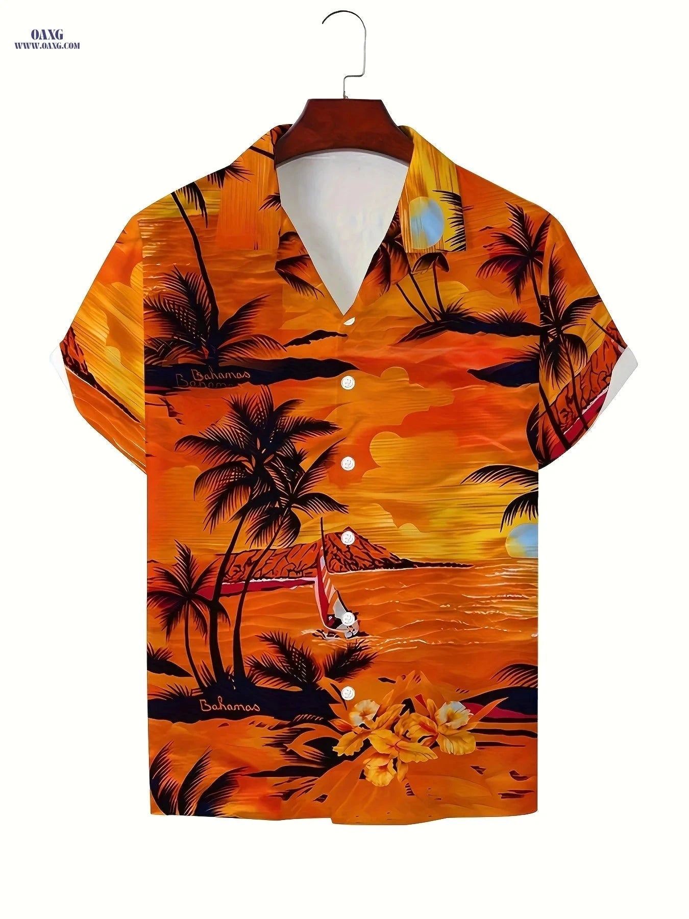 Men's Summer Floral 3D Print Shirt - Trendy & Comfortable Casual Wear   OAXG Multicolor / FR S