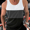 Men's Summer Gym Tank Top - Breathable Quick-Dry Workout Shirt   OAXG White / S