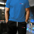 Men's Summer Short-Sleeve Set - Trendy T-Shirt & Shorts Combo   OAXG 