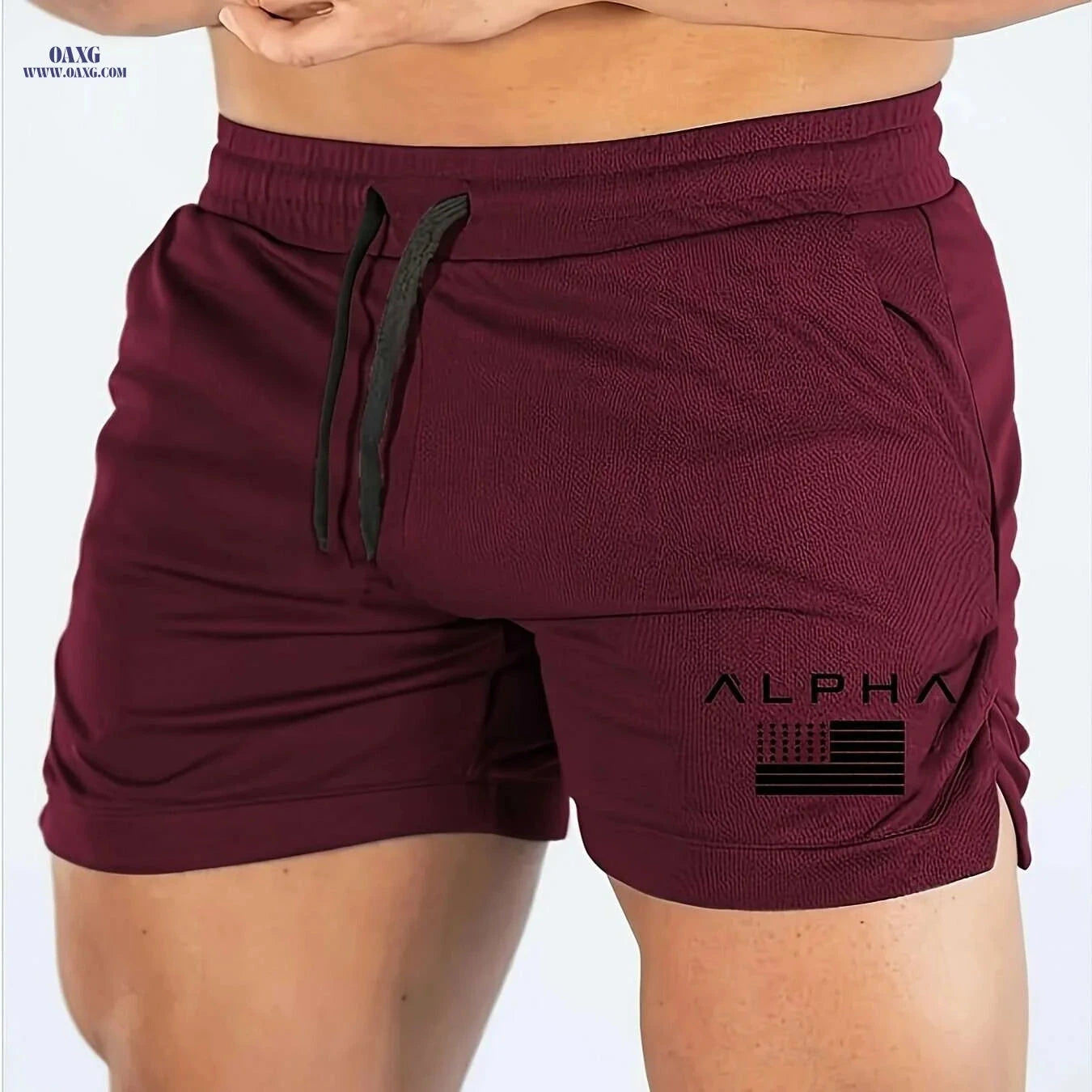 Men's Summer Sports Shorts - Quick Dry Basketball Running Gym Wear   OAXG Black / US XS