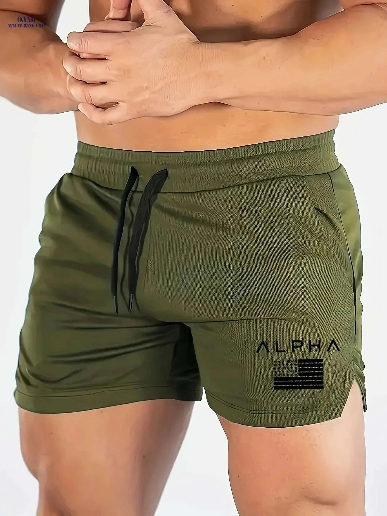 Men's Summer Sports Shorts - Quick Dry Basketball Running Gym Wear   OAXG Black / US XS