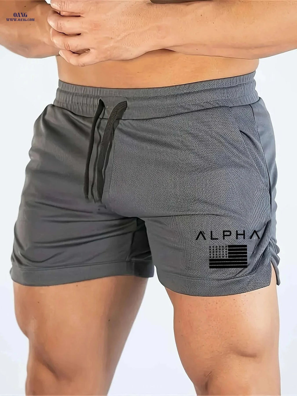 Men's Summer Sports Shorts - Quick Dry Basketball Running Gym Wear   OAXG Black / US XS