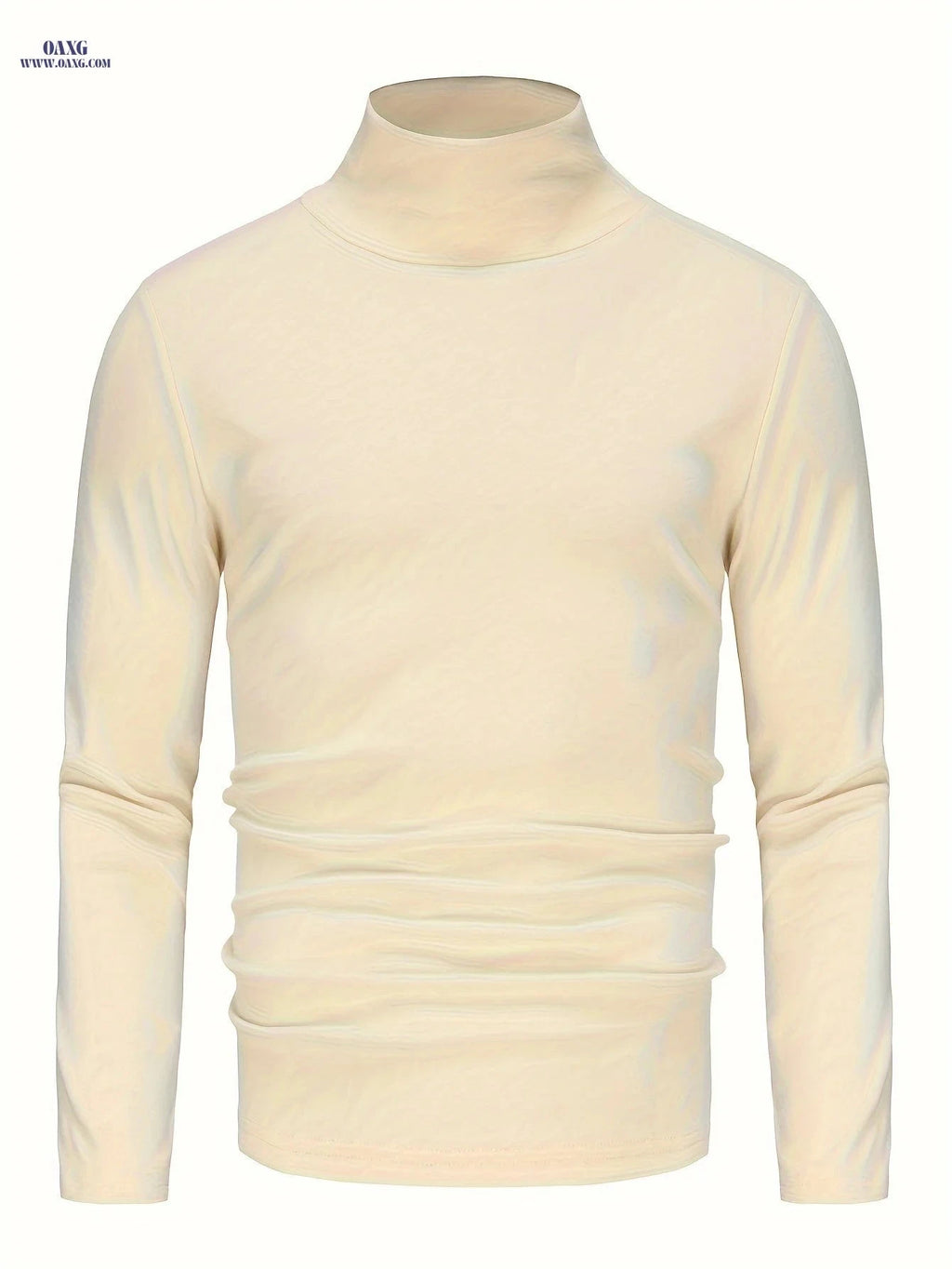 Men's Thermal Fleece Shirt - Cozy, Stretchy Casual Wear for Fall   OAXG 