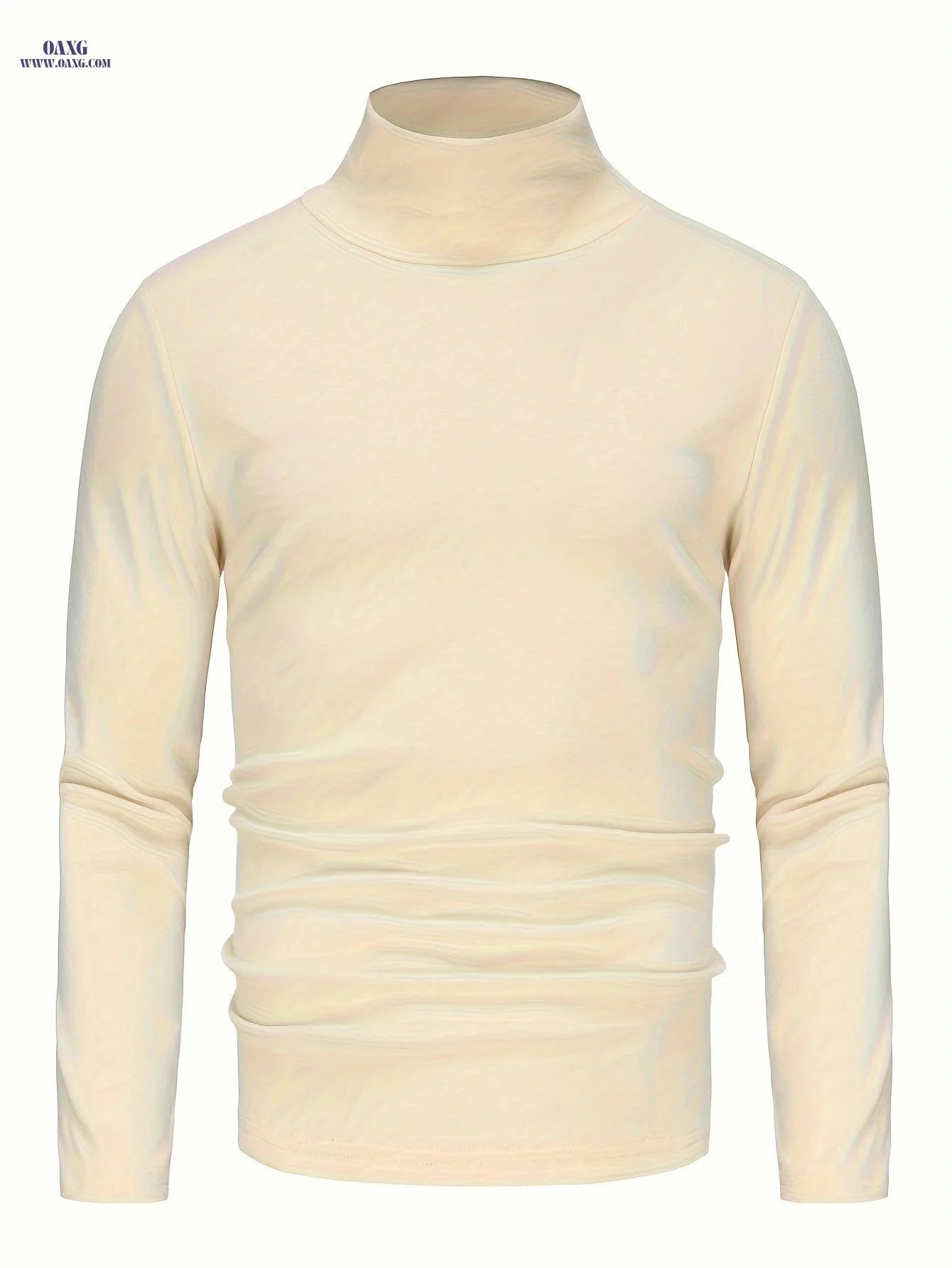 Men's Thermal Fleece Shirt - Cozy, Stretchy Casual Wear for Fall   OAXG 