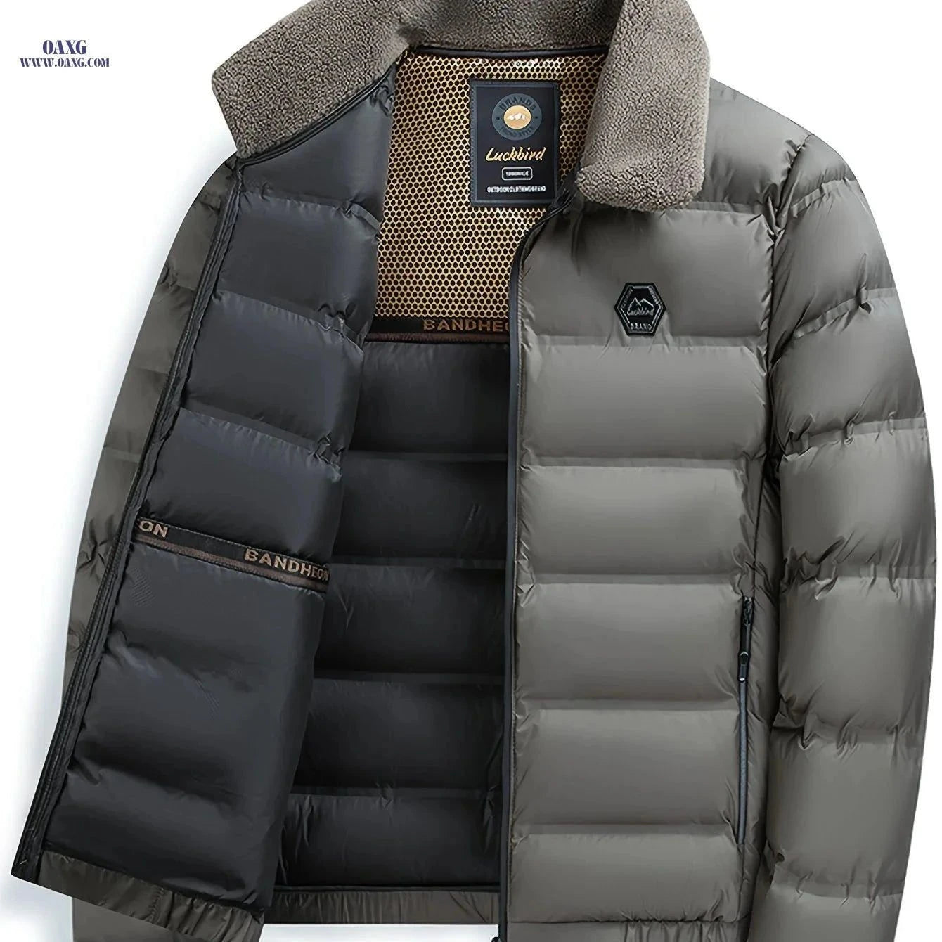 Men's Thick Warm Jacket - Casual Fall/Winter Zipper Design   OAXG Black / FR XS