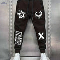 Men's Trendy Printed Casual Long Pants - Comfortable Stretch Fit   OAXG 