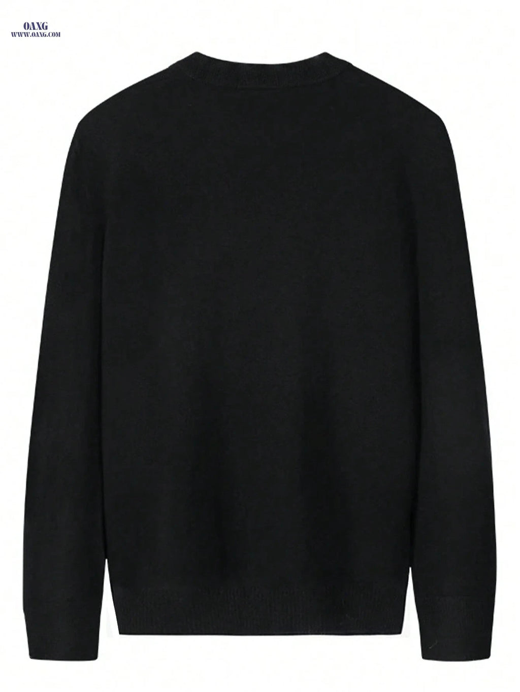 Men's V-Neck Sweater - Ultra-Soft Casual Knit for Work & Play   OAXG 
