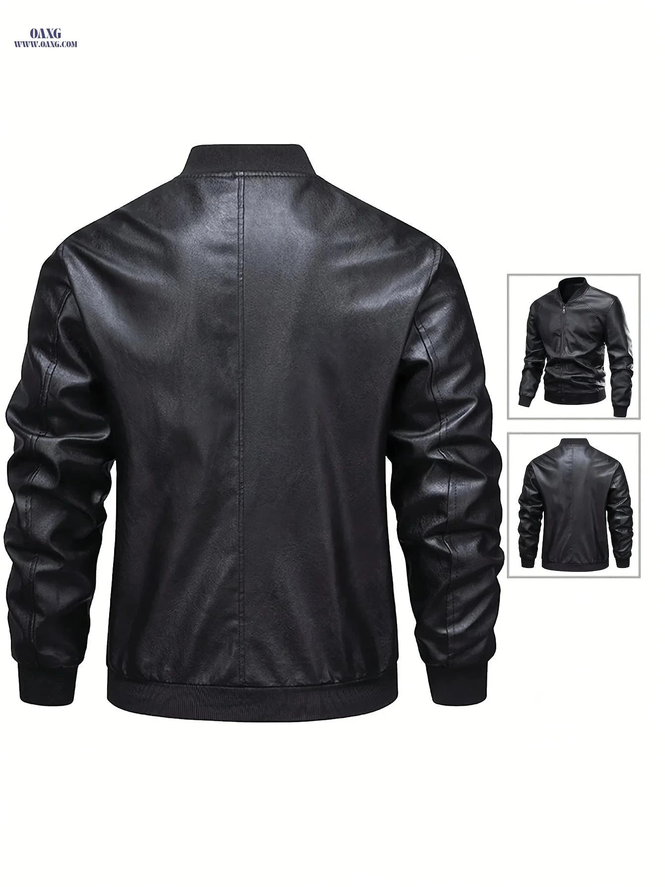 Men's Vintage Baseball Collar Jacket - Ideal Gift for Him   OAXG 