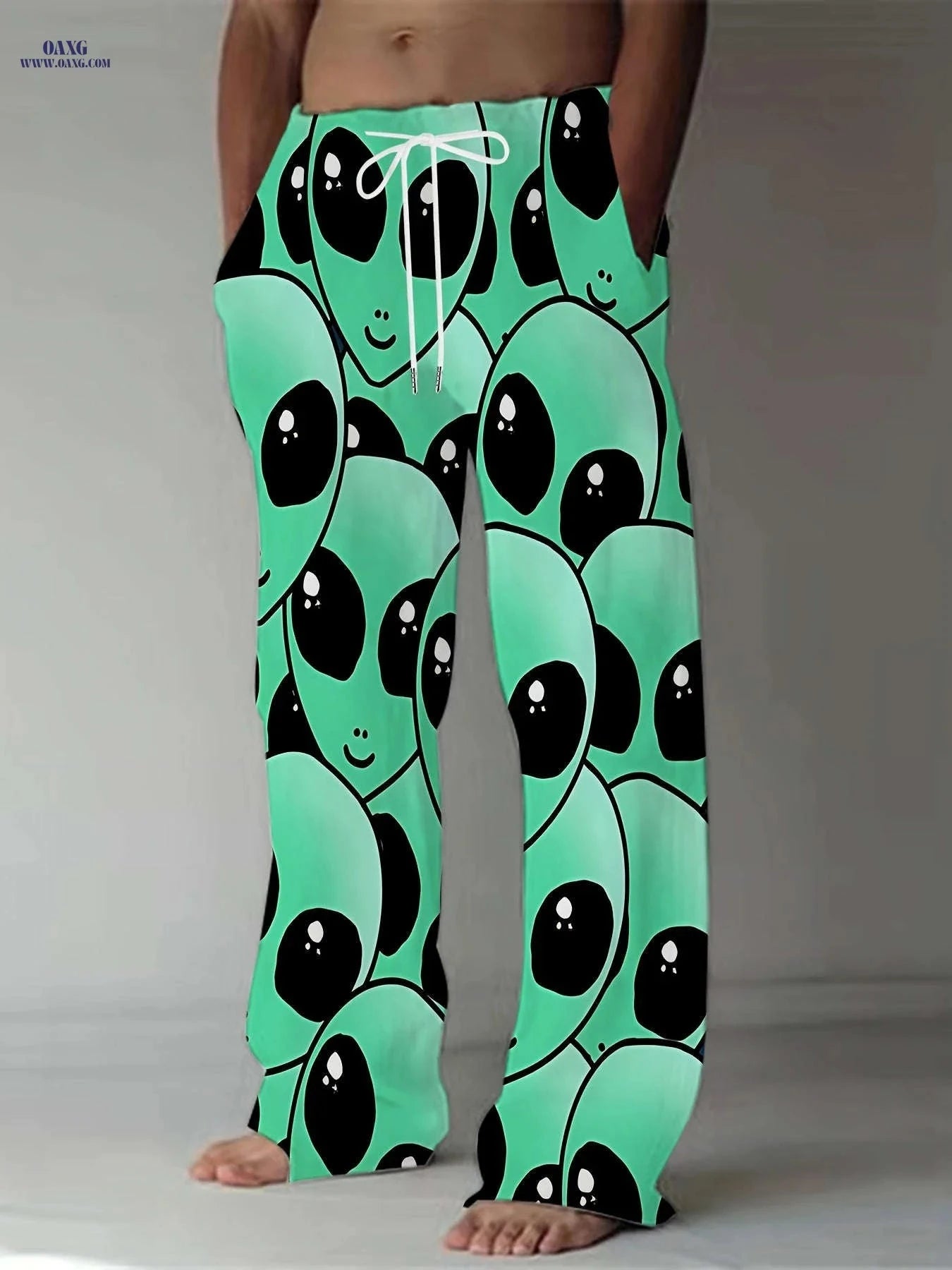 Men's Vintage Loose Straight-Leg Pants - Trendy Casual Trousers   OAXG 