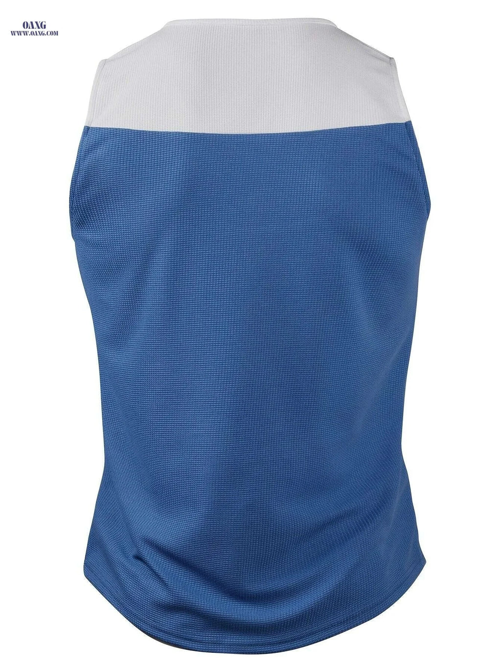 Men's Vintage V-Neck Waffle Texture Tank Top - Casual Stretchy Fit   OAXG White / S