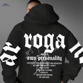 Men's Warm Hooded Sweatshirt - Letter Print, Casual Style for Fall   OAXG 