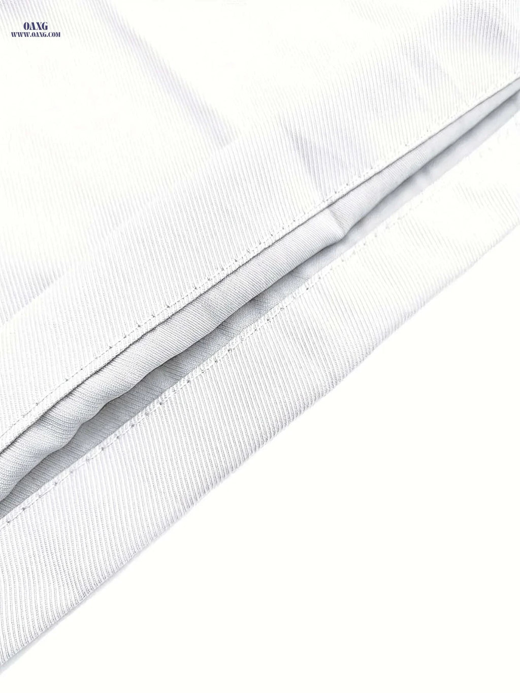 Men's White Dress Pants - Classic Drawstring Trousers for All Seasons   OAXG 