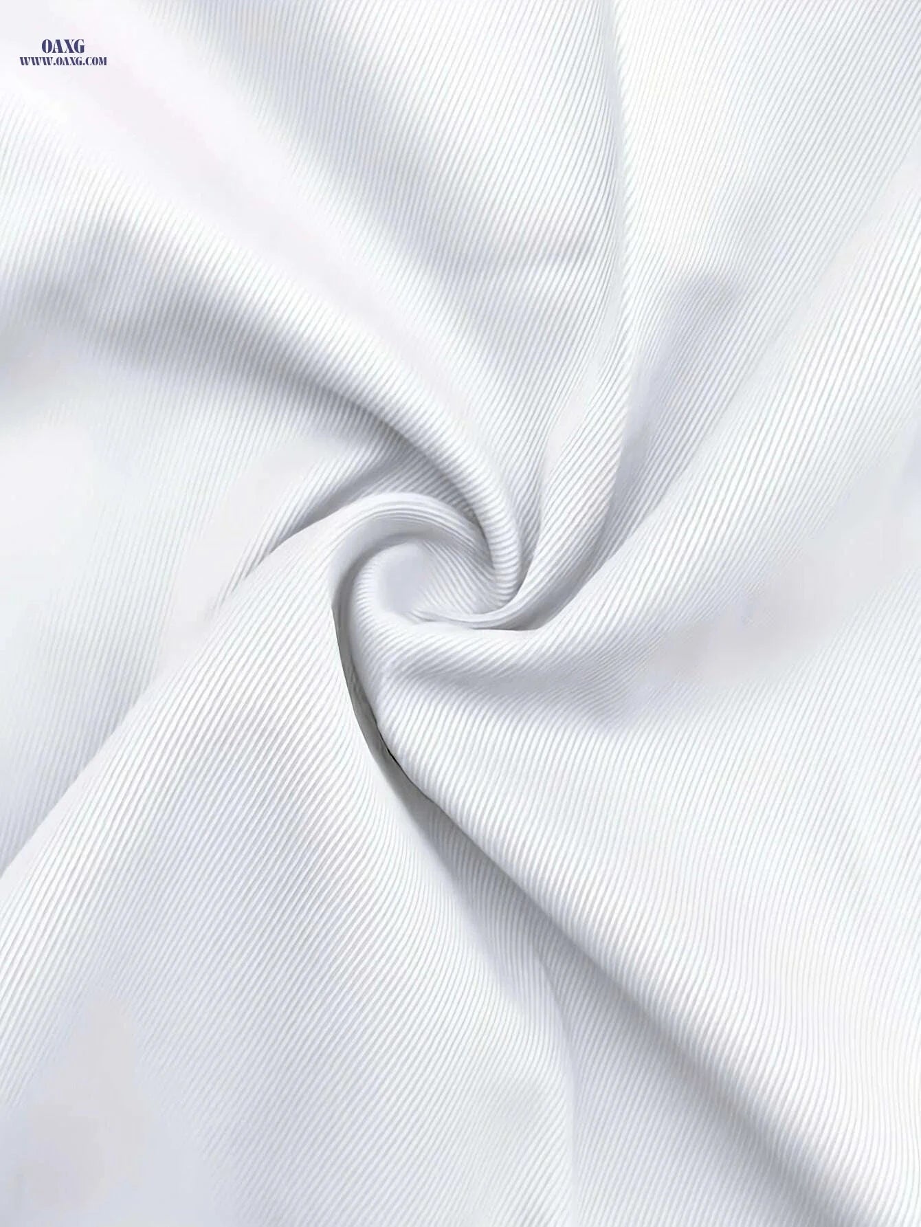 Men's White Dress Pants - Classic Drawstring Trousers for All Seasons   OAXG White / M