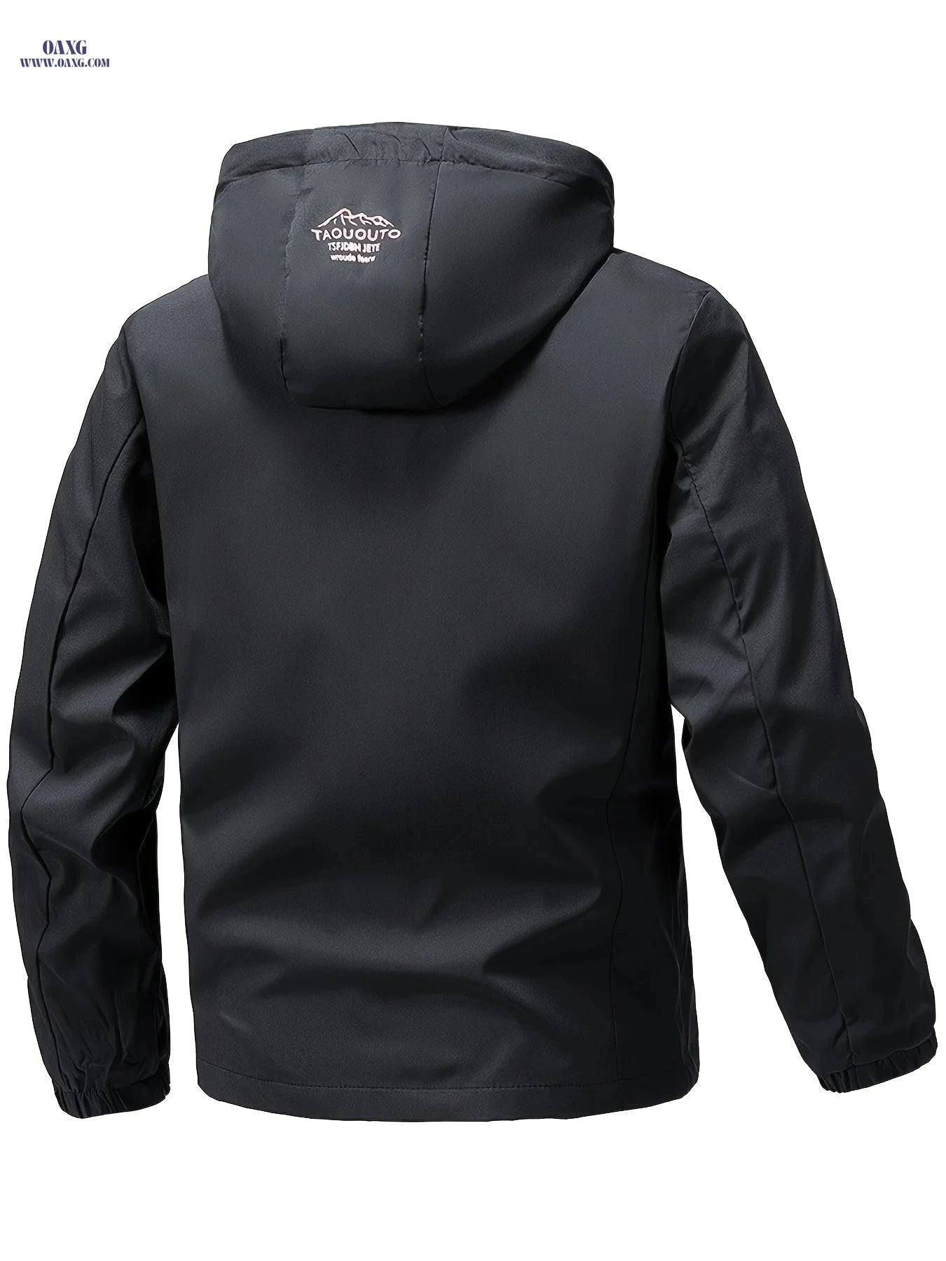 Men’s Windproof Hooded Jacket - Durable Outdoor Sportswear for Spring   OAXG 